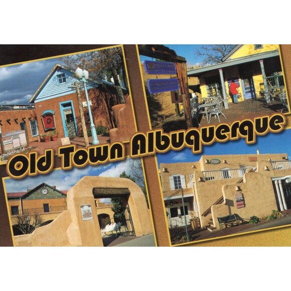 Old Town Albuquerque Unposted Postcard New Mexico - Picture 1 of 2